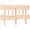 vidaXL Bedframe met hoofdbord massief hout 140x190 cm