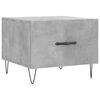 vidaXL Salontafel 50x50x40 cm bewerkt hout betongrijs