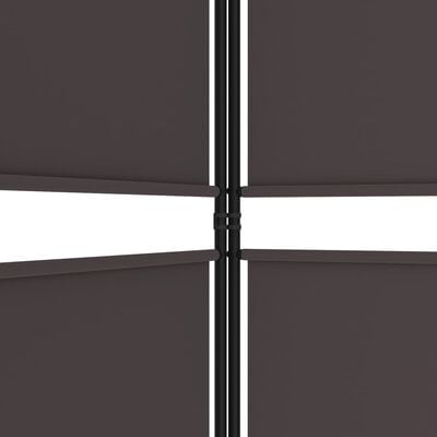 vidaXL Kamerscherm met 3 panelen 150x180 cm stof bruin