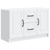 vidaXL Dressoir Wit 89 x 34,5 x 57 cm Bewerkt hout