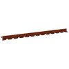 vidaXL Gazonrand 10 pcs 102 x 4 x 4 cm Staal Roestig