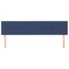 vidaXL Hoofdborden 180x5x78/88 cm stof blauw