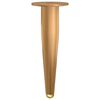 vidaXL Staande Poten 2 pcs Goud 98 x 40 mm IJzer
