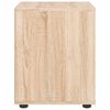 vidaXL Nachtkastje VISNES 45x40x50 cm spaanplaat sonoma eikenkleurig