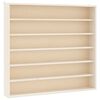 vidaXL Houten verzamelvitrine met 6 planken 60x8,5x55 cm