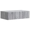 vidaXL Wandmontage Zijtafel Grijs Sonoma 59 x 34,5 x 17 cm