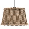 vidaXL Plafondlampenkap &Oslash;45x28 cm wicker bruin