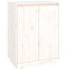 vidaXL Schoenenkast 60x35x80 cm massief grenenhout wit