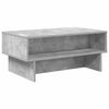 vidaXL Salontafel Beton Grijs 80 x 46 x 35 cm Bewerkt hout