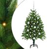 vidaXL Kerstboom met 150 LED met standaard Groen 120 cm PE