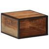 vidaXL Nachtkastje wandgemonteerd 35x35x20 cm massief acaciahout