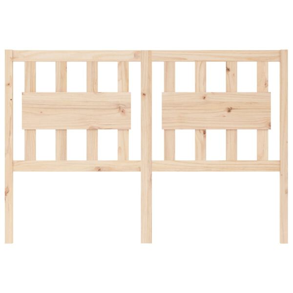 vidaXL Hoofdbord 140,5x4x100 cm massief grenenhout