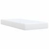 vidaXL Boxspring met matras kunstleer wit 90x190 cm