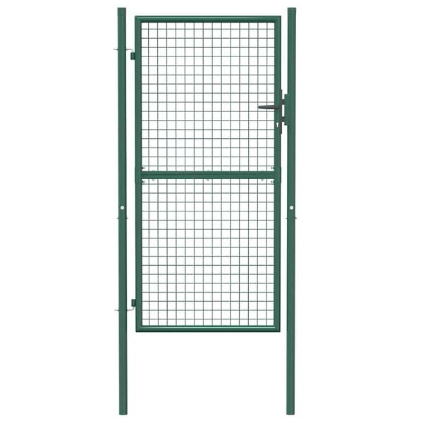 vidaXL Hekpoort staal 100x175 cm groen