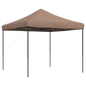 vidaXL Partytent 292 x 292 x 315 cm Bruin Oxford Stof