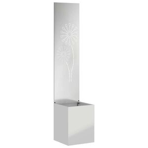 vidaXL Tuin Privacy Screen Fretwerk Zilver 32 x 32 x 150 cm
