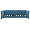 vidaXL Slaapbank met onderschuifbed 90x200 cm fluweel blauw