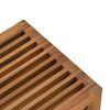 vidaXL Tuin Bijzettafel Bruin 50 x 32.5 x 35 cm Massief teakhout