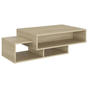 vidaXL Salontafel 105x55x32 cm bewerkt hout sonoma eikenkleurig