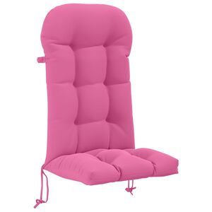 vidaXL Zon Loungerkussen PUTTEN 100% Polyester Roze 48 x 112 x 10 cm