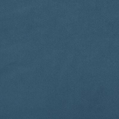 vidaXL Hoofdbord 100x7x78/88 cm fluweel donkerblauw