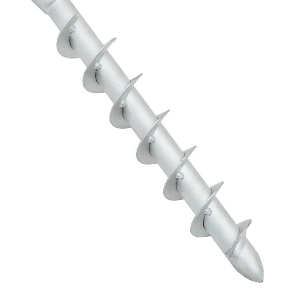 vidaXL Parasolvoet voor in de grond met stang 16x16x52 cm staal