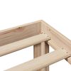 vidaXL Bedframe met hoofdbord massief grenenhout 120x200 cm