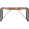 vidaXL Eettafel 160x80x75 cm massief hout