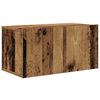 vidaXL Wand TV Kast Wandgemonteerd 4 pcs Oud Hout Bewerkt hout