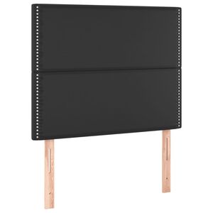 vidaXL Hoofdbord zwart 90x5x118/128 cm kunstleer