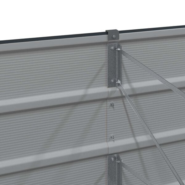 vidaXL Plantenbak Antraciet 480 x 50 x 45 cm Gegalvaniseerd staal