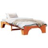 vidaXL Bedframe Wasbruin 90 x 190 cm Massief grenenhout