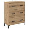 vidaXL Dressoir Artisan Eiken 69,5 x 34 x 90 cm