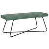 vidaXL Bank Effen Zeegroen 110 x 40 x 45 cm Fluweel