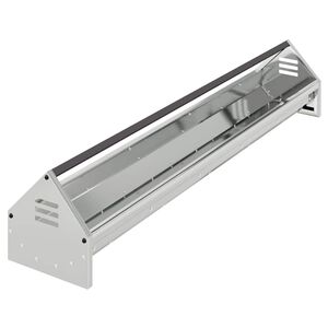 vidaXL Kippen voederbak zilver 108 x 20,5 x 20 cm 5 kg