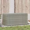 vidaXL Tuinbox 100x50x50 cm poly rattan grijs