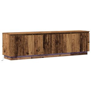 vidaXL TV-kast 180 x 38 x 49 cm Oud Hout Bewerkt hout