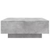 vidaXL Salontafel 80x80x31 cm spaanplaat betongrijs