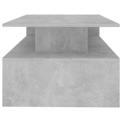 vidaXL Salontafel 90x60x42,5 cm bewerkt hout betongrijs
