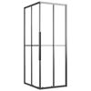 vidaXL Douchecabine 90x70x180 cm halfmat ESG zwart