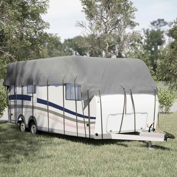 vidaXL Caravan dakbedekking 800x300 cm vliesvlies grijs