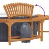 vidaXL Hot Tub Omgeving Bruin &Oslash;275 x 55,5 cm Massief Acaciahout