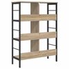 vidaXL Boekenkast Sonoma Eiken 82 x 32 x 112 cm Bewerkt hout