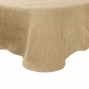 vidaXL Jute tafelkleed Naturel &Oslash; 140 cm 100% Tossa Jute