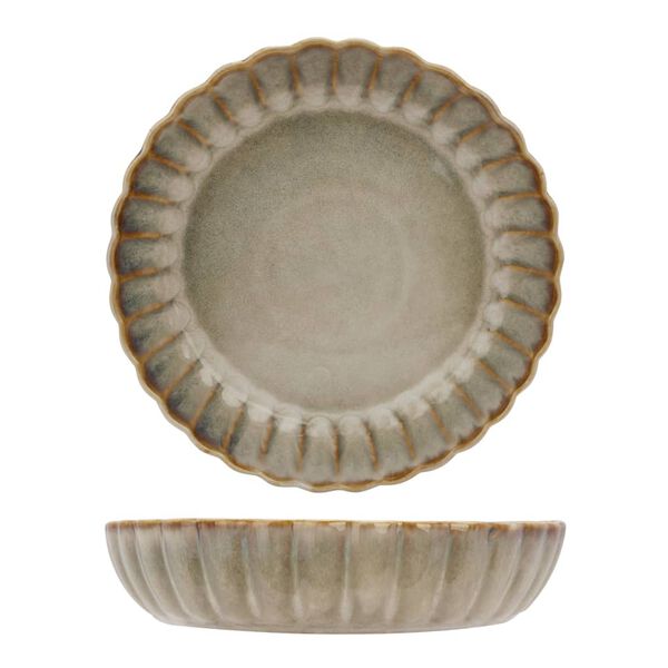 Cosy & Trendy Bord Astera 2 st diep &Oslash;21,7 cm parelkleurig