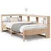 vidaXL Bed met boekenkast zonder matras massief grenenhout 75x190 cm