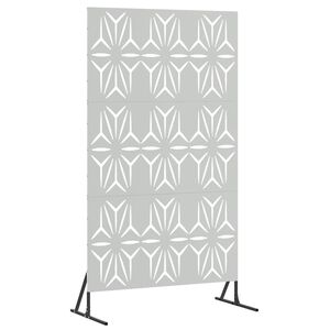vidaXL Privacyscherm 100 x 50 x 180 cm Gegalvaniseerd staal zilver