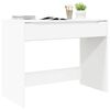 vidaXL Bureau met lade met opslag Wit 100 x 50 x 78 cm Bewerkt hout