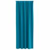 vidaXL Zwart-out Gordijnen met Ringen 2 pcs Turquoise 245 x 140 cm