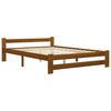 vidaXL Bedframe met 2 lades massief grenenhout honingbruin 160x200 cm